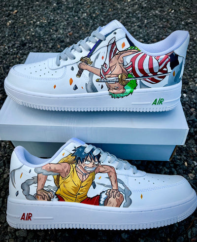 [Custom Luffy&Zoro One piece] Air Force 1 Skateboarding Shoes Unisex