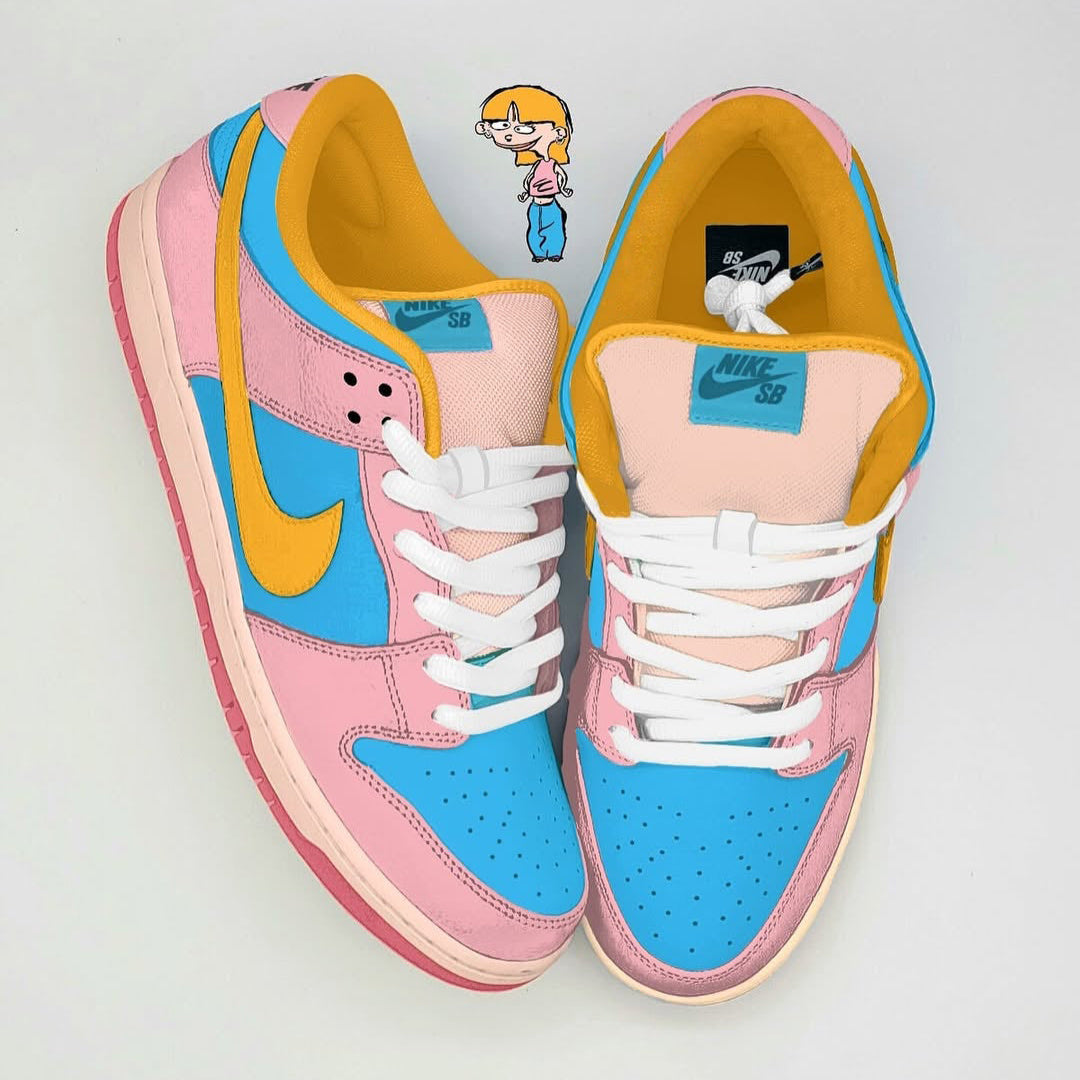 [Custom Ed, Edd n Eddy III] Dunk SB Low Top Skateboarding Shoes Unisex