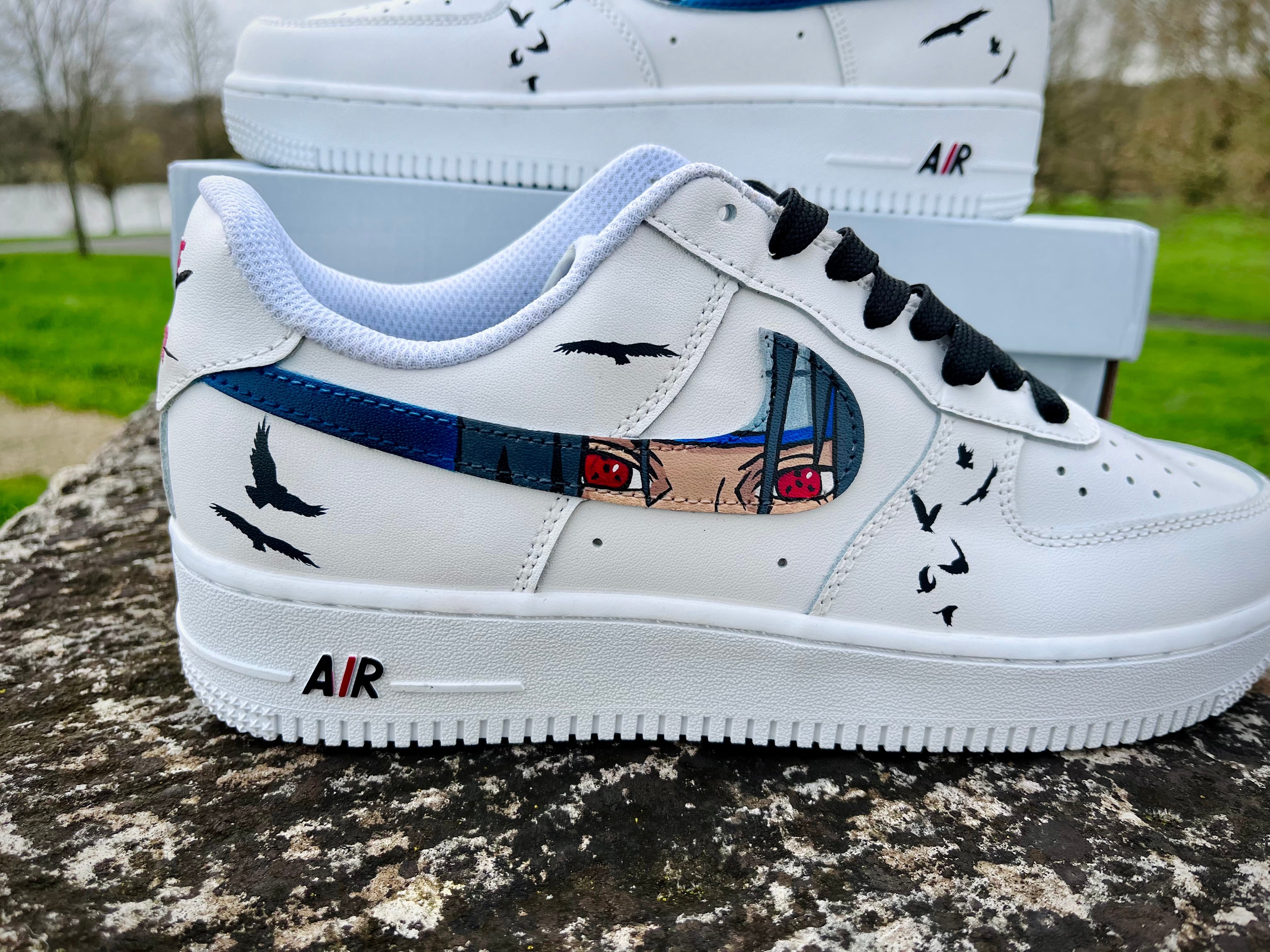 [Custom One Itachi] Air Force 1 Skateboarding Shoes Unisex
