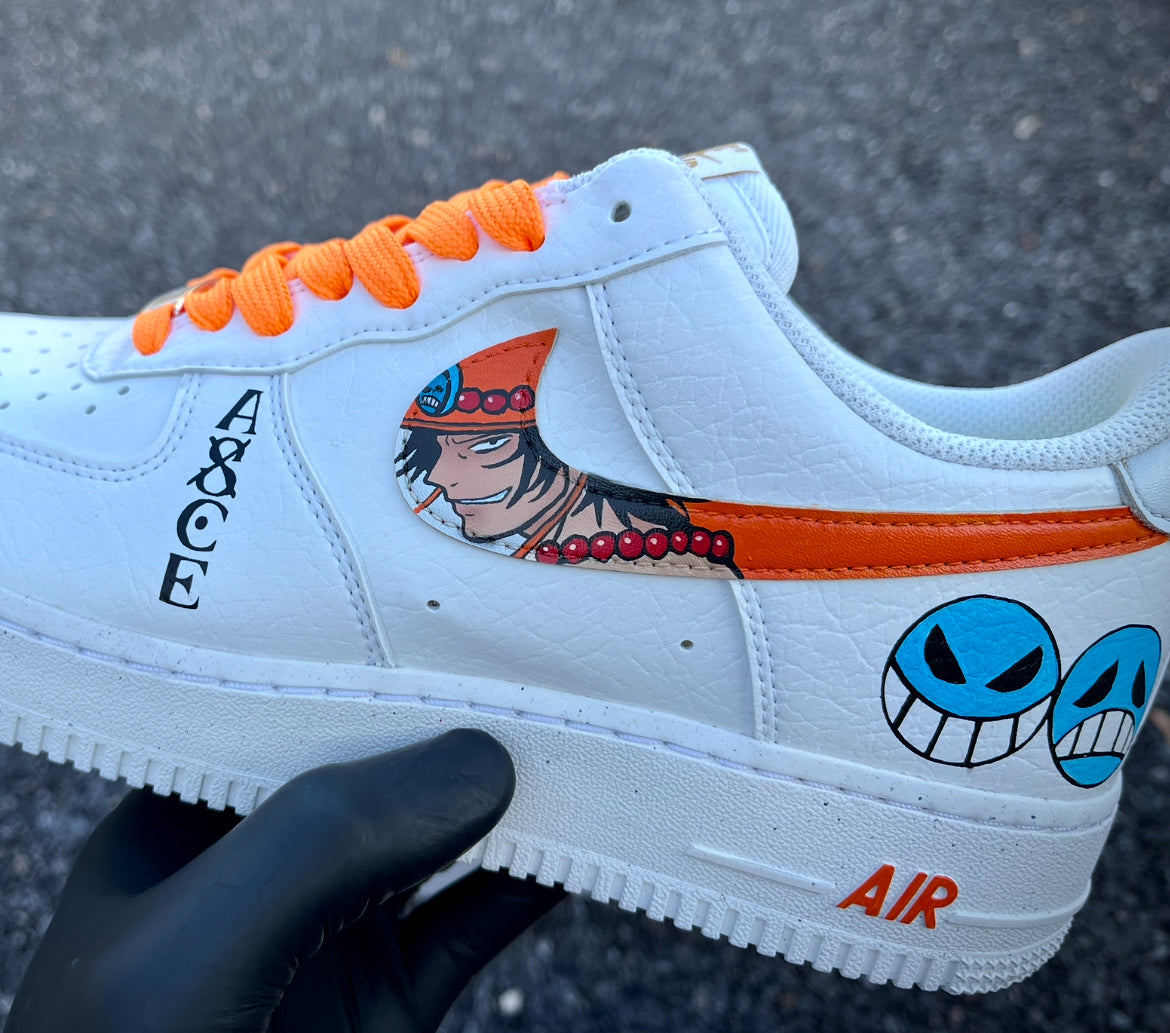 [Custom Asce One piece] Air Force 1 Skateboarding Shoes Unisex