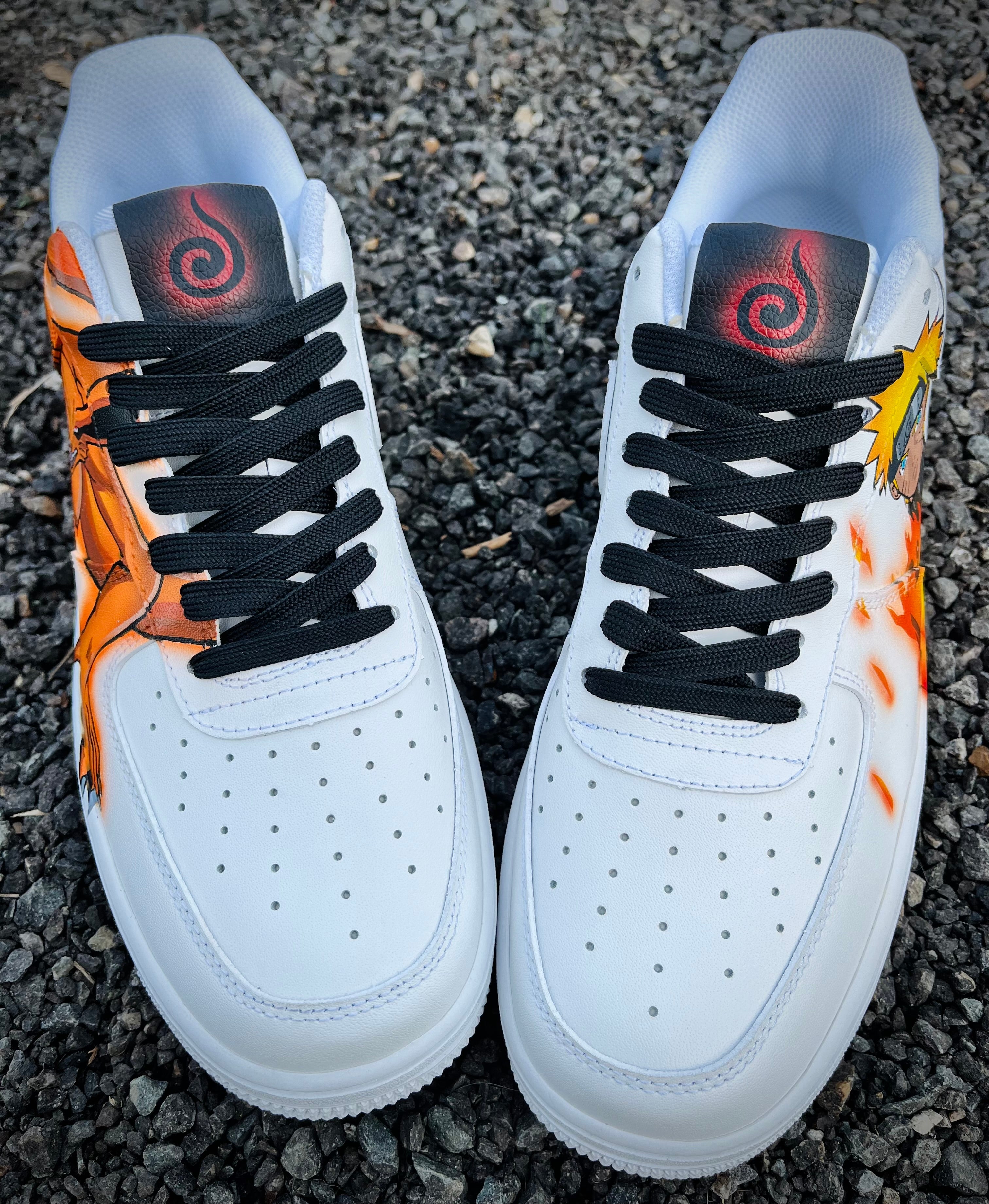 [Custom Naruto Vs Kurama] Air Force 1 Skateboarding Shoes Unisex