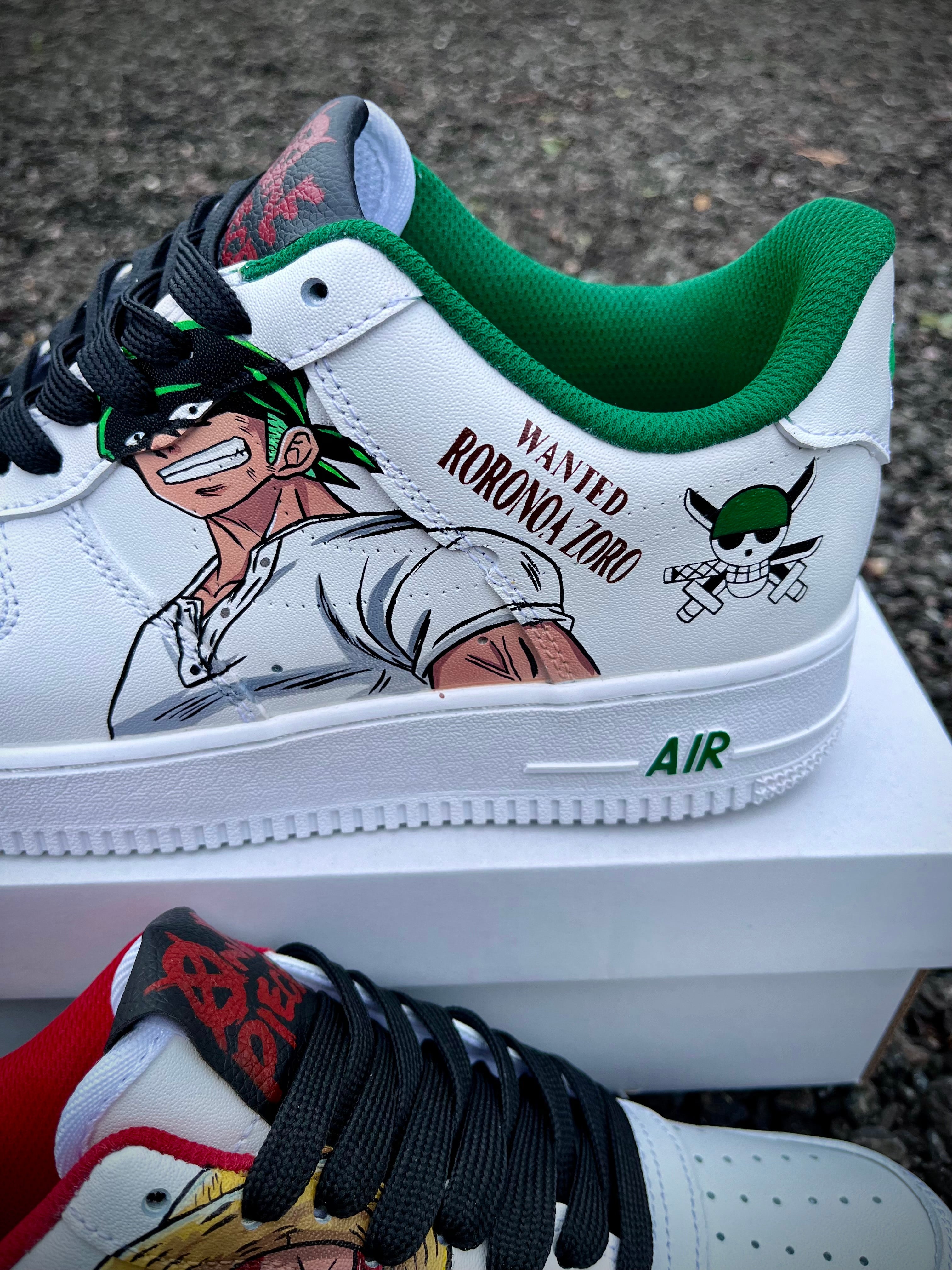 [Custom Shanks vs Zoro] Air Force 1 Skateboarding Shoes Unisex