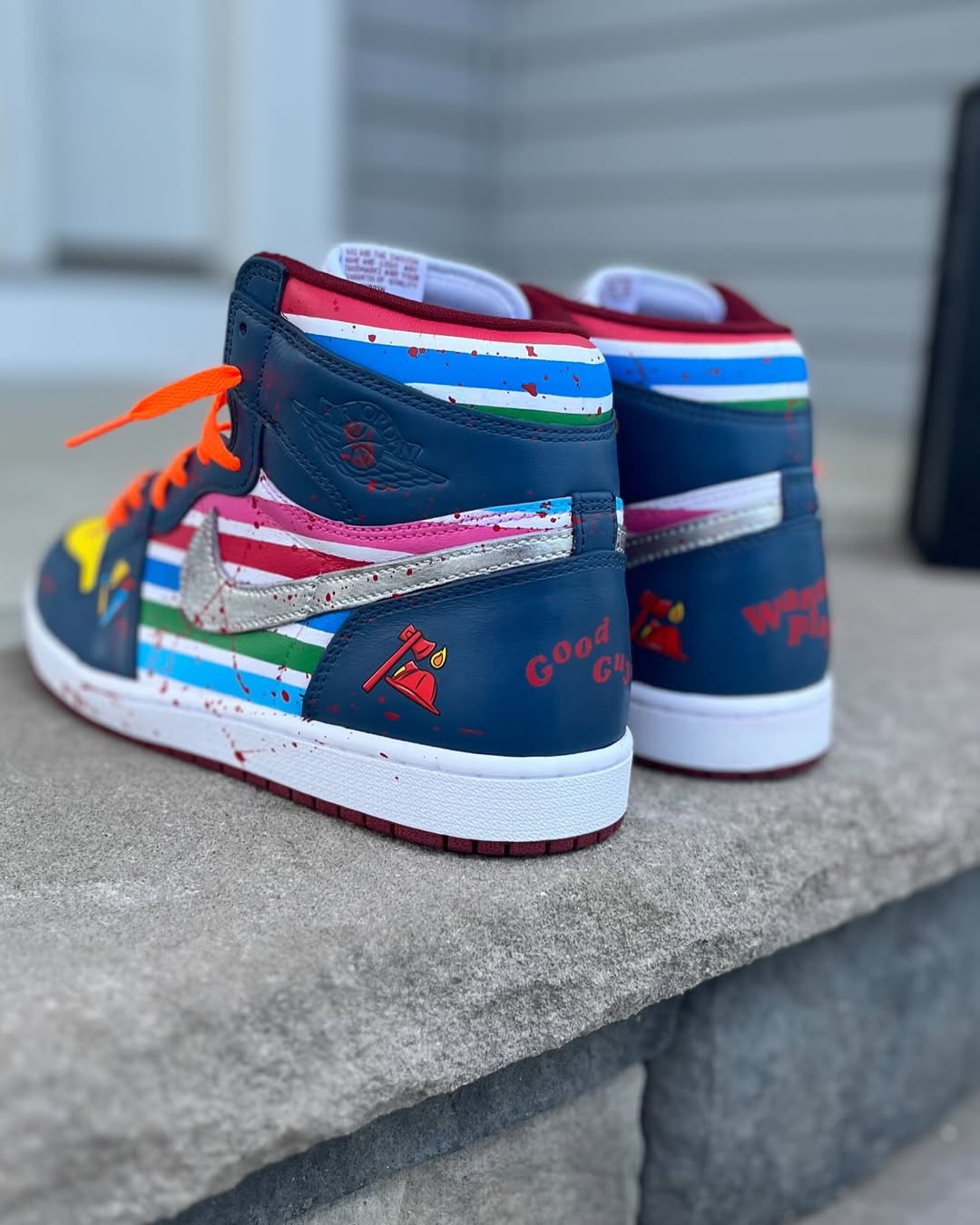 [Custom Troublemaker Chucky] Jordan High Skateboarding Shoes Unisex