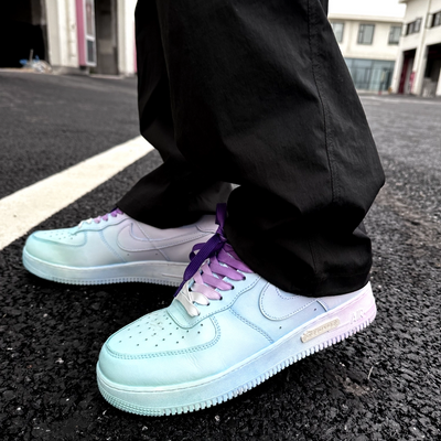 [Custom Colored Neon]  Air Force 1 Skateboarding Shoes Men