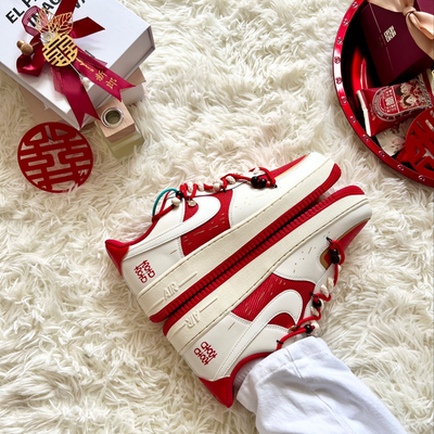 [Custom Getting married AF1]  Air Force 1 Skateboarding Shoes Unisex