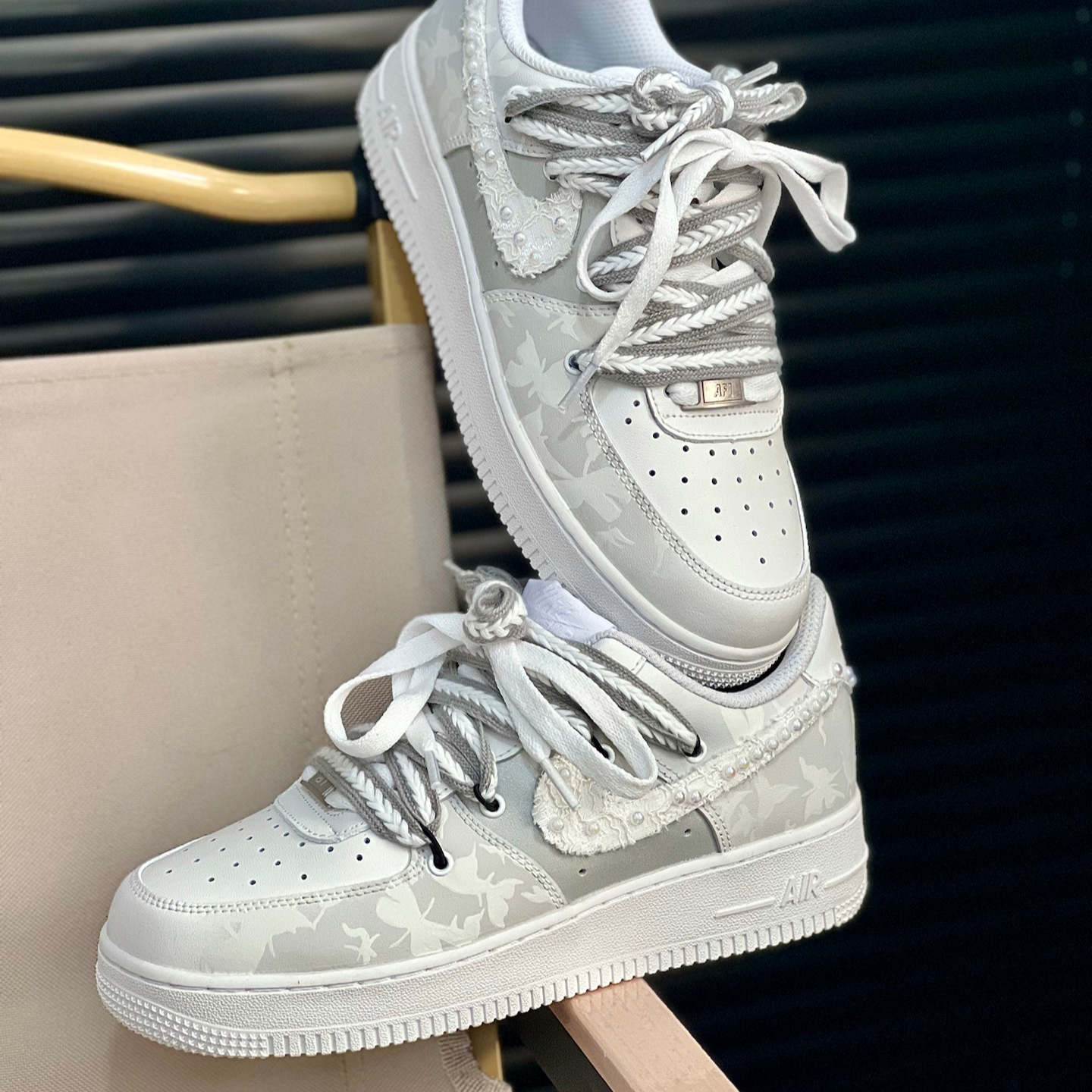[Custom Zhenlin]  Air Force 1 Skateboarding Shoes Women's