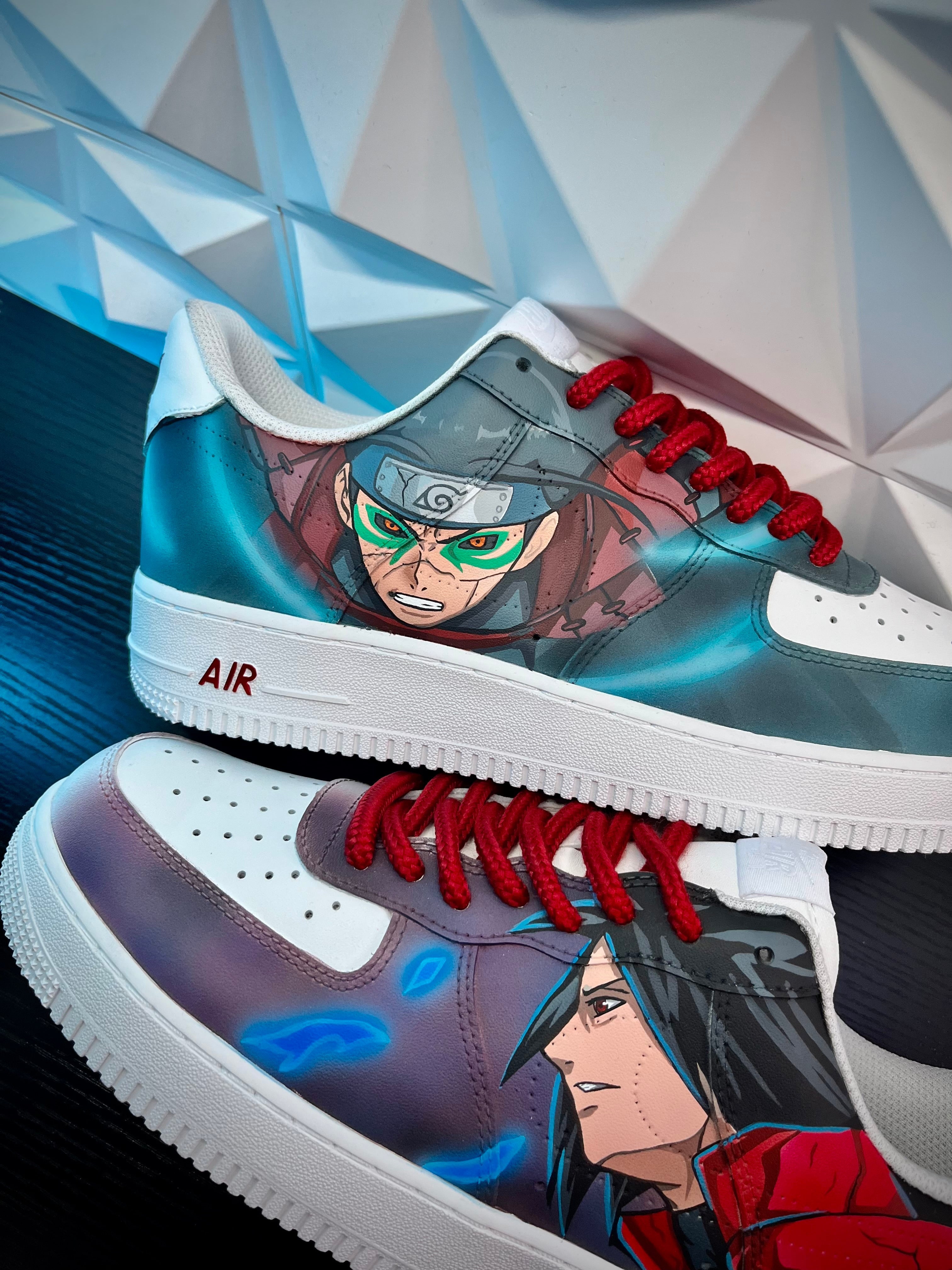 [Custom Madara / Hashirama] Air Force 1 Skateboarding Shoes Unisex