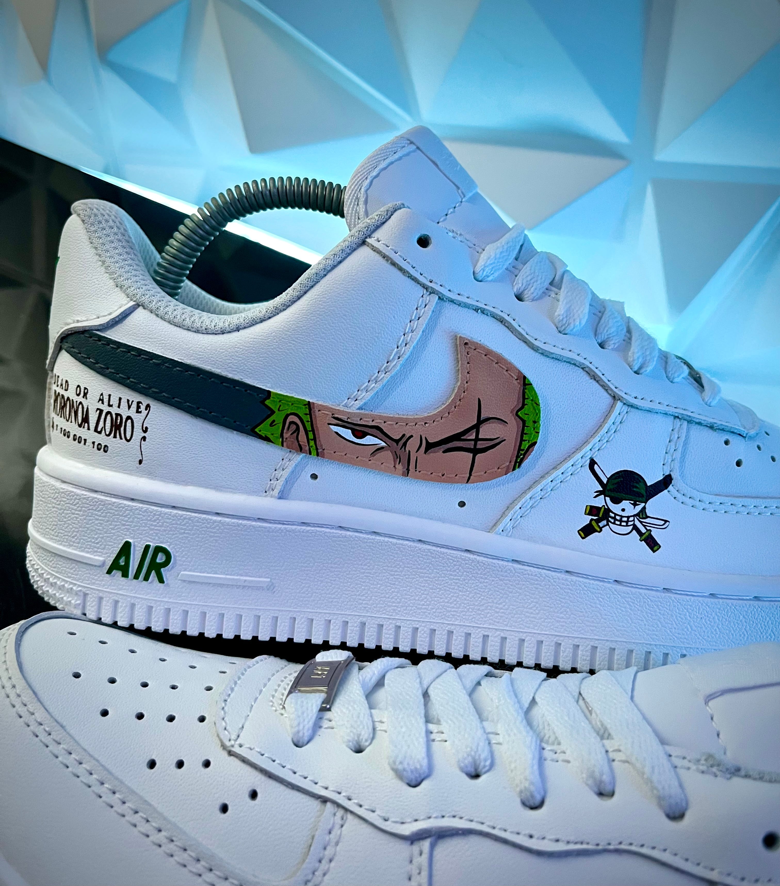 [Custom Luffy Vs Zoro] Air Force 1 Skateboarding Shoes Unisex
