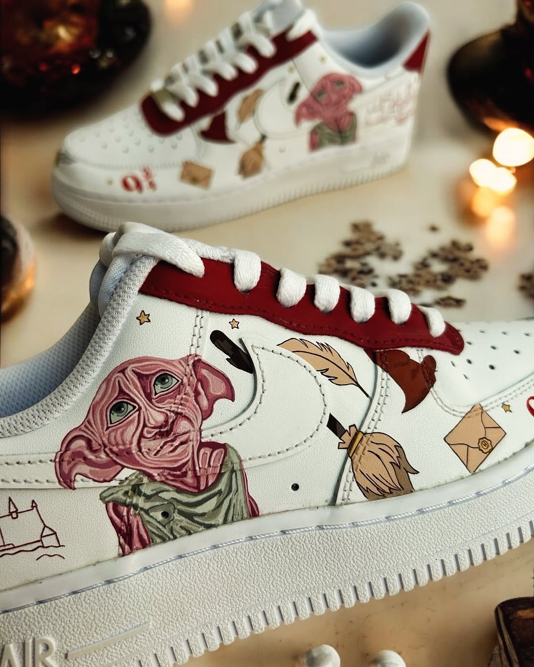 [Custom Harry Poter - Dobby] Air Force 1 Skateboarding Shoes Unisex