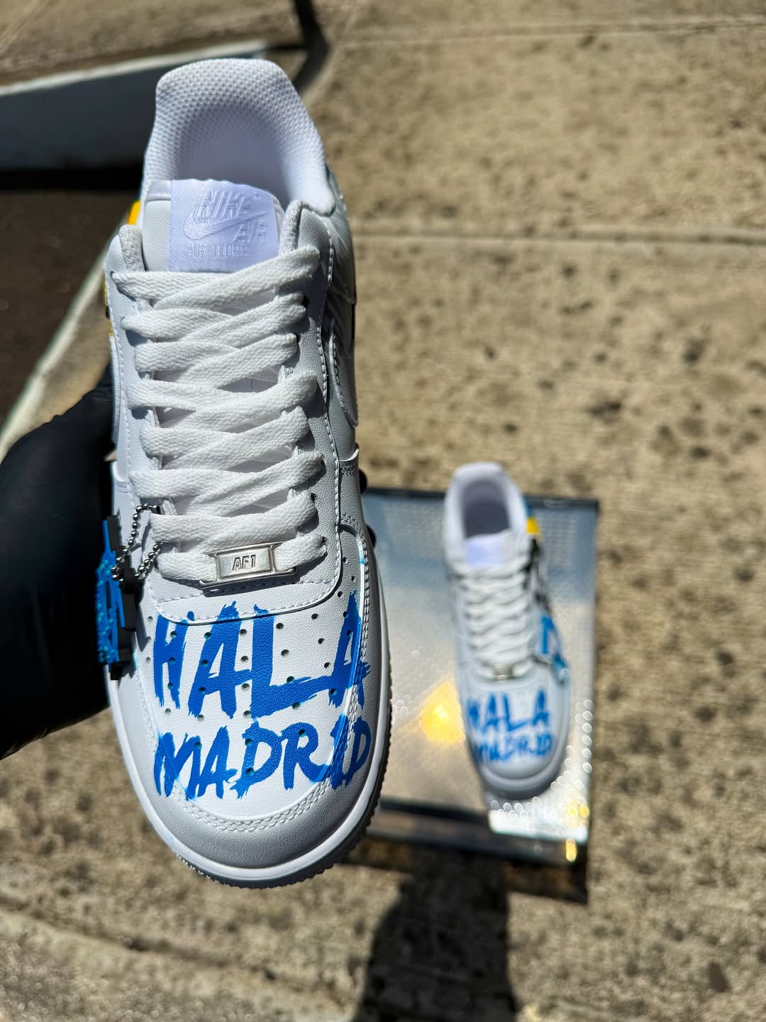 [Customized CR7⚽️Conquistador Hand-painted] Air Force 1 Low-top Shoes Unisex