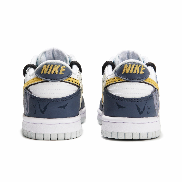 [Custom Bizarre Gathering] Dunk Skateboarding Shoes Unisex Low-top Blue/Gray