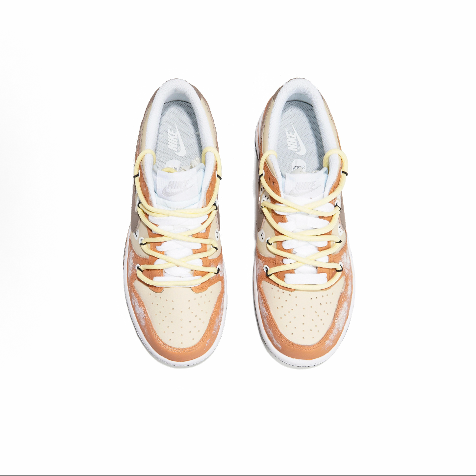 [Custom Sleepless Nights] Dunk Skateboarding Shoes Unisex Low-top Orange