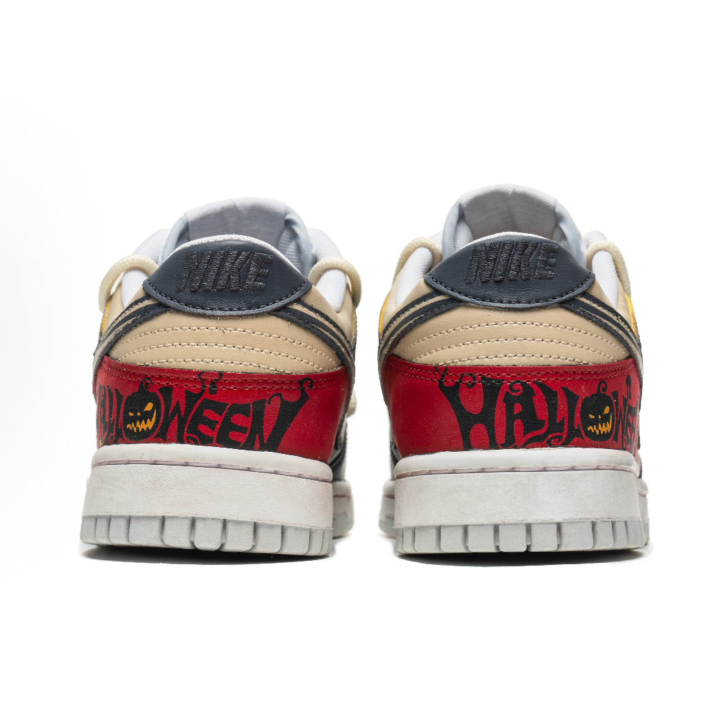 [Custom Dark Harvest] Dunk Skateboarding Shoes Unisex Low-top Black/Red