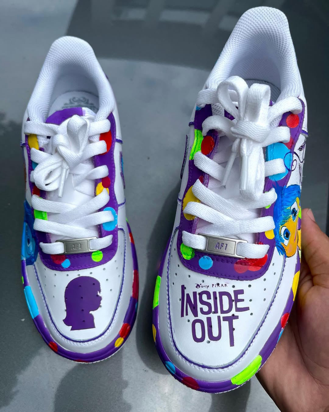 [Customized Inside OutInside Out] Air Force 1 Low-top Shoes Hand-drawn Unisex