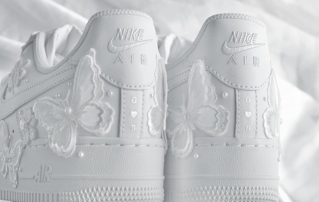 [Custom Bridal Embroidery - Aether Veil] Air Force 1 Skateboarding Shoes Unisex