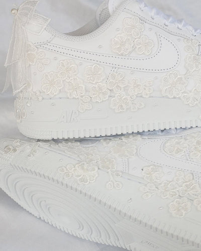 [Custom Bridal Embroidery - Aether Veil] Air Force 1 Skateboarding Shoes Unisex
