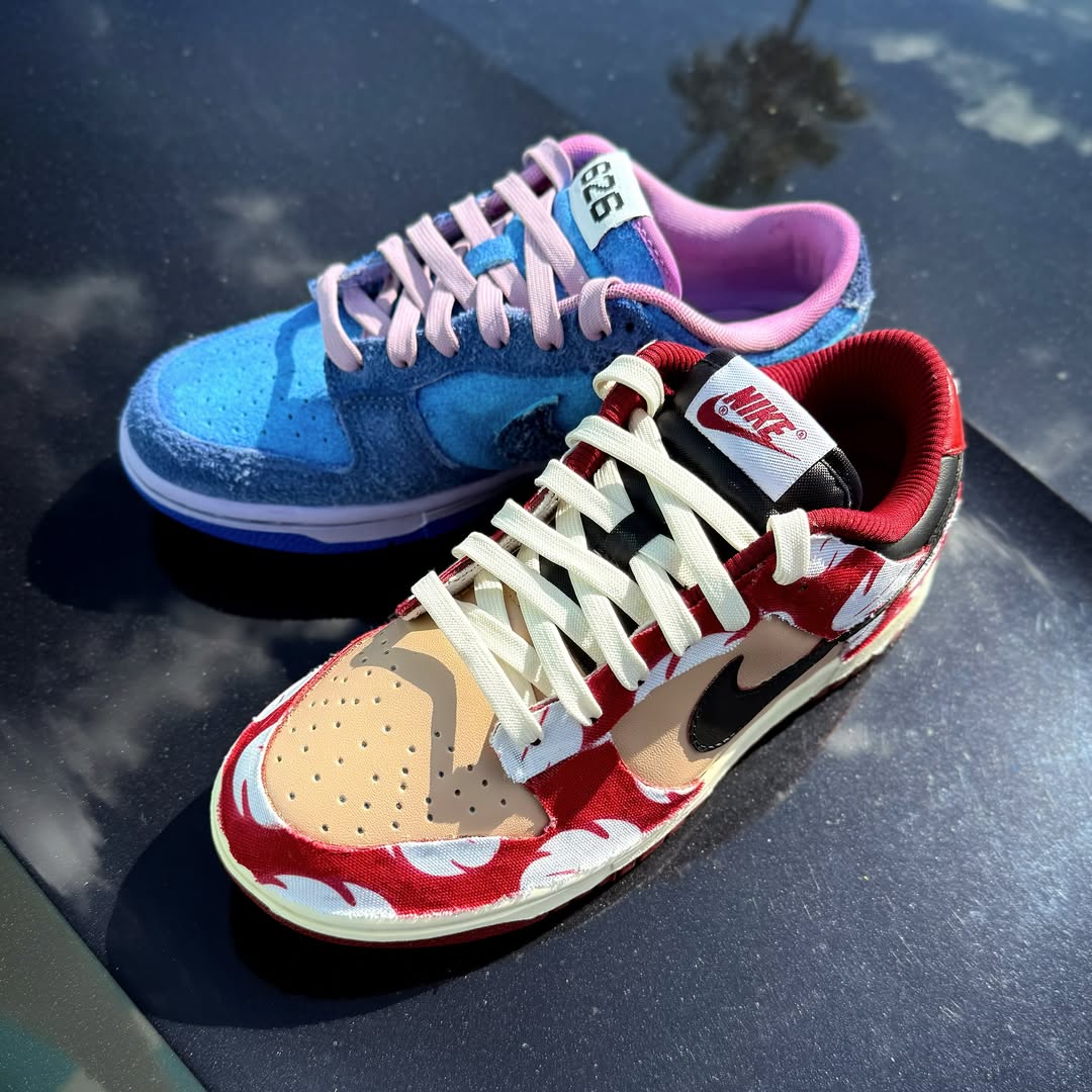 [Customized Lilo & Stitch - Hand Painted] Dunk Low-top Shoes Unisex Spilt Color