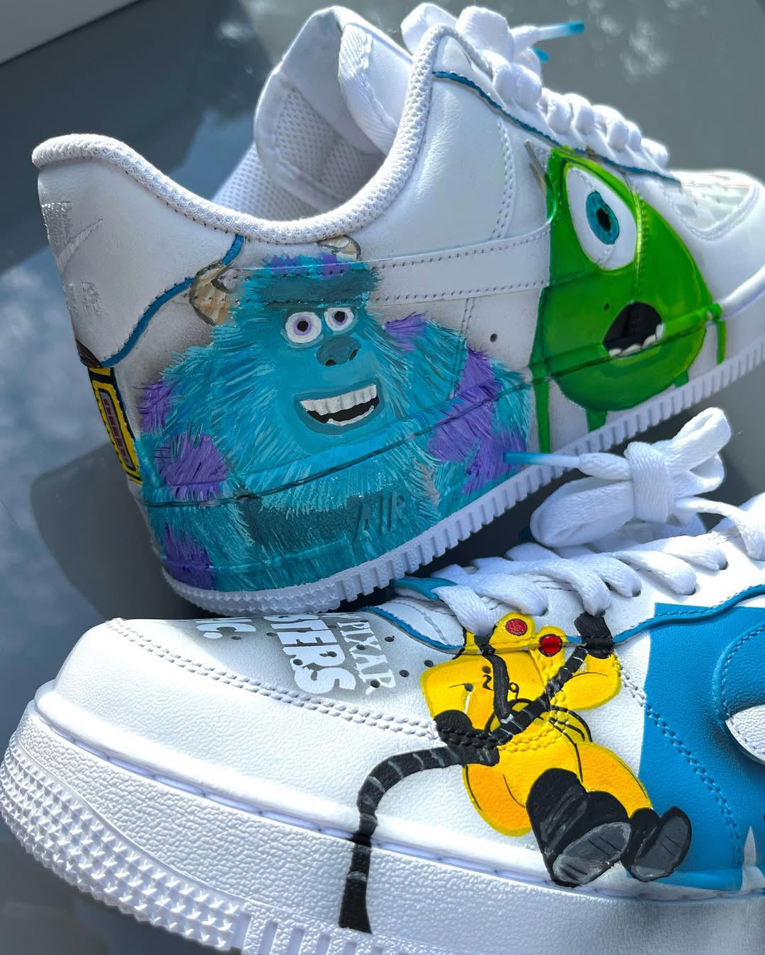 [Customized Monsters University] Air Force 1 Low-top Shoes Hand-drawn Unisex