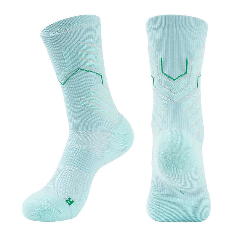 Training Socks Men's Sports Socks High Top Long Socks
