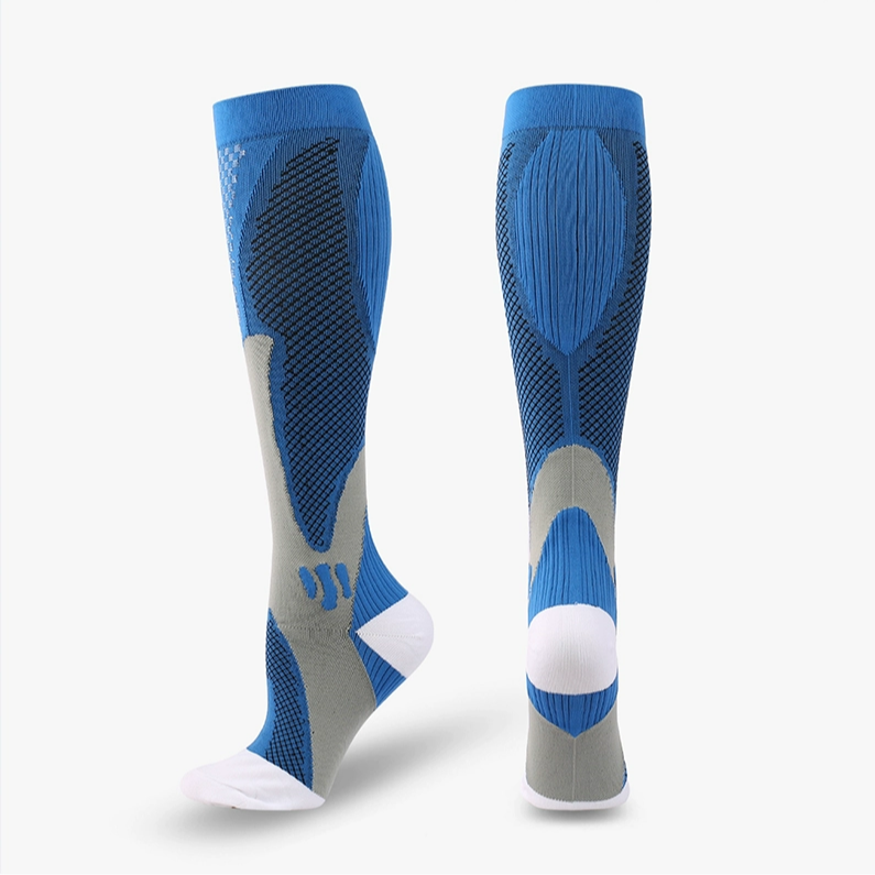 Professional Sports Calf Compression Socks Running Women Men Marathon Socks Fitness Outdoor Jump Rope Compression Long Breathable