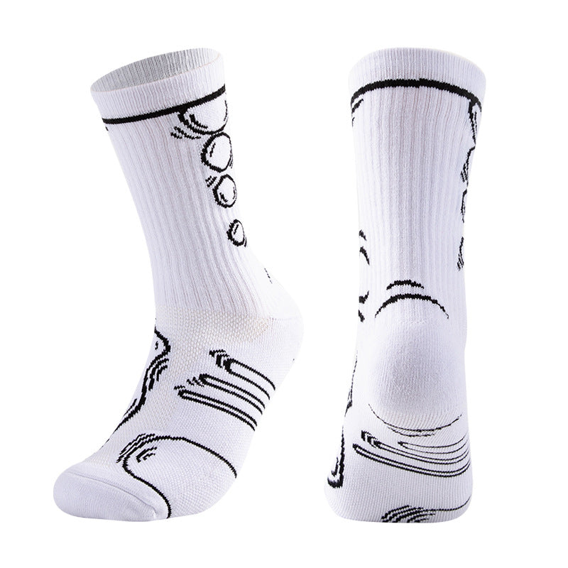 Training Socks Men's Sports Socks High Top Long Socks