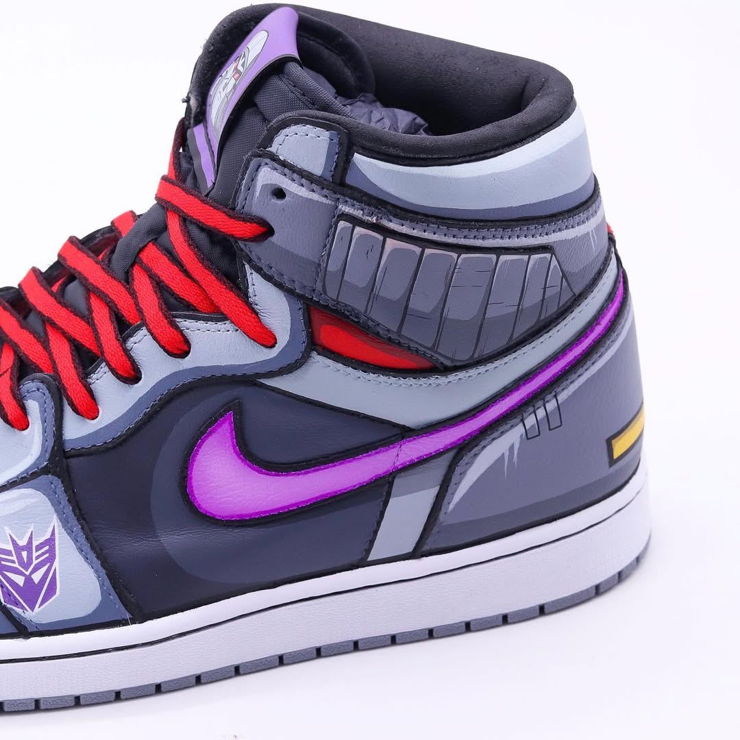 [Custom Megatron] Air Jordan 1 High Top Unisex Skateboarding Shoes
