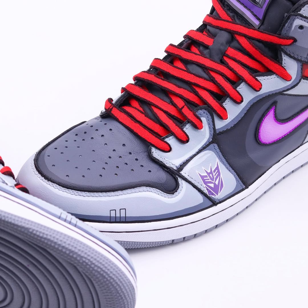 [Custom Megatron] Air Jordan 1 High Top Unisex Skateboarding Shoes