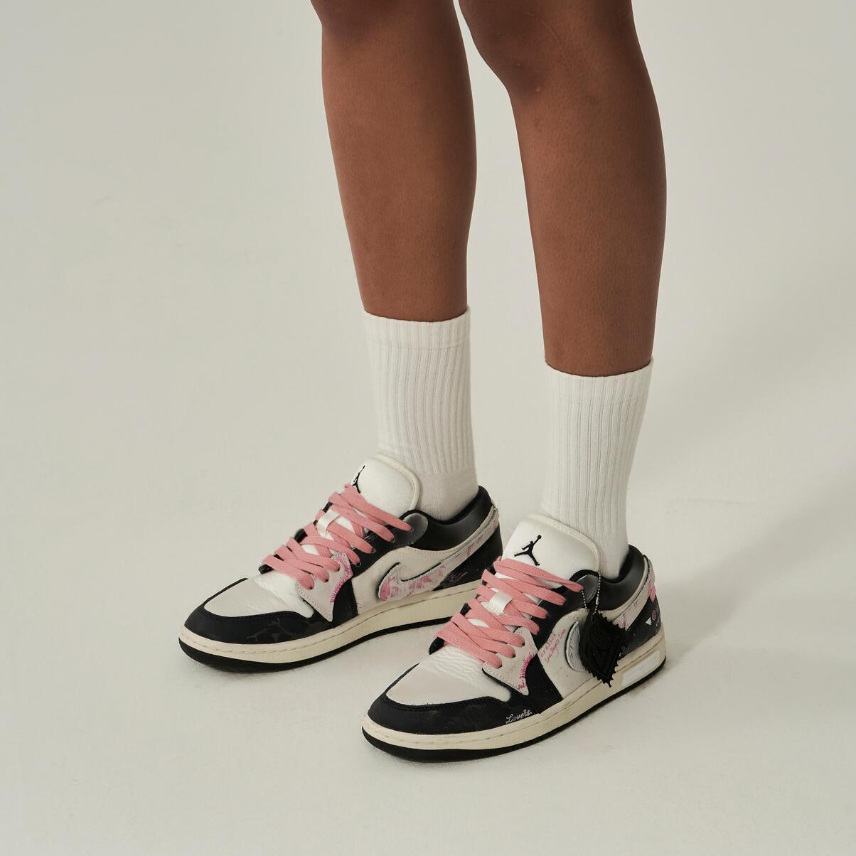 Stamp Collecting - Women's Jordan 1 Low Custom