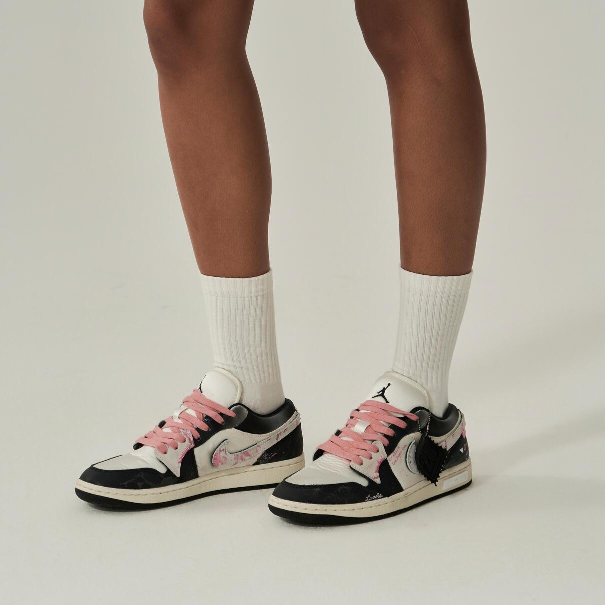 Stamp Collecting - Women's Jordan 1 Low Custom