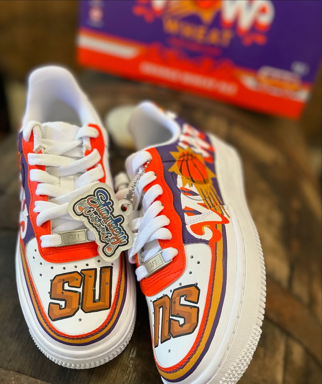 [Customized Phoenix Suns Sneakers] Air Force 1 Shoes Unisex