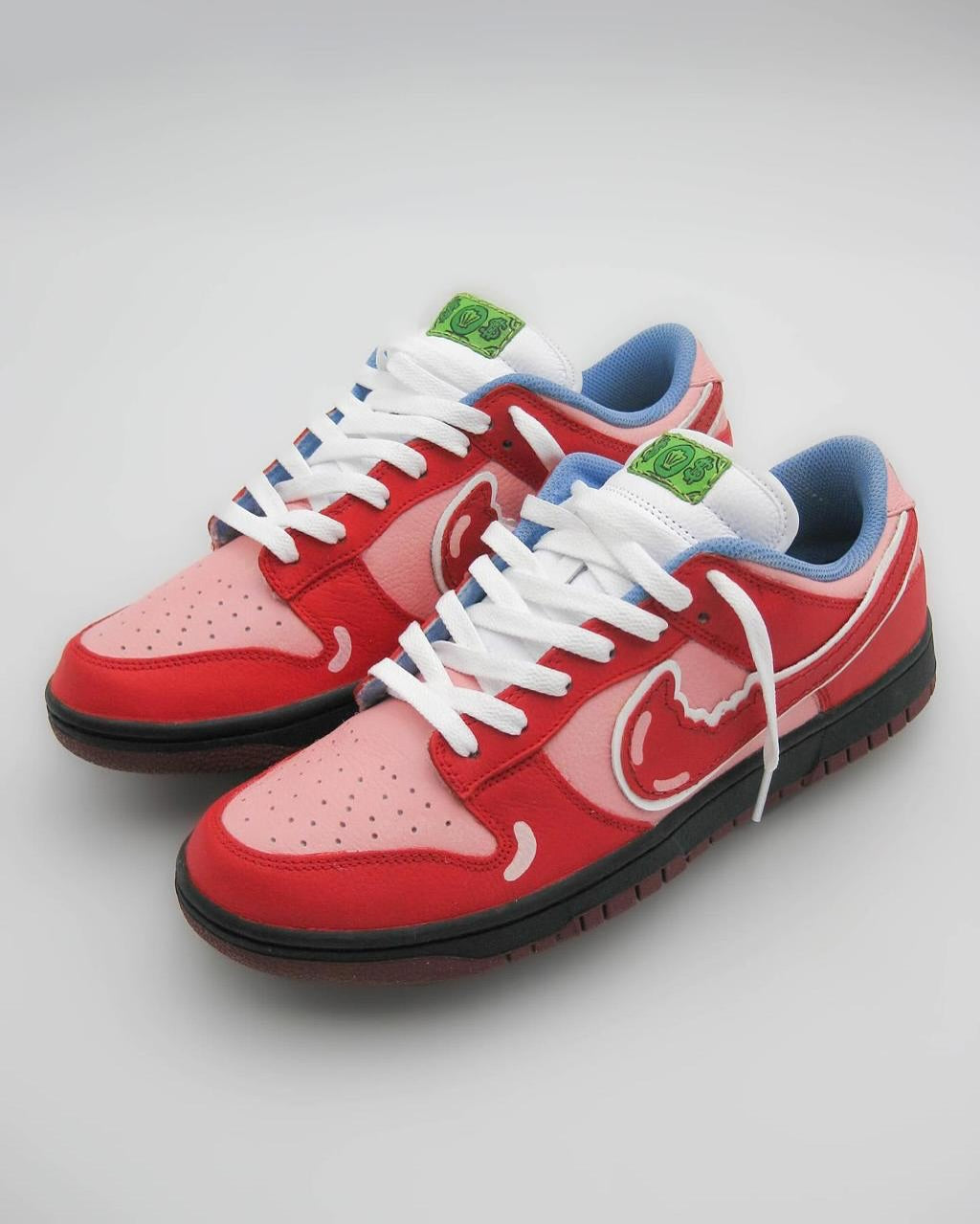 [Custom Mr.Crab] Dunk Skateboarding Shoes Unisex Low-top Red