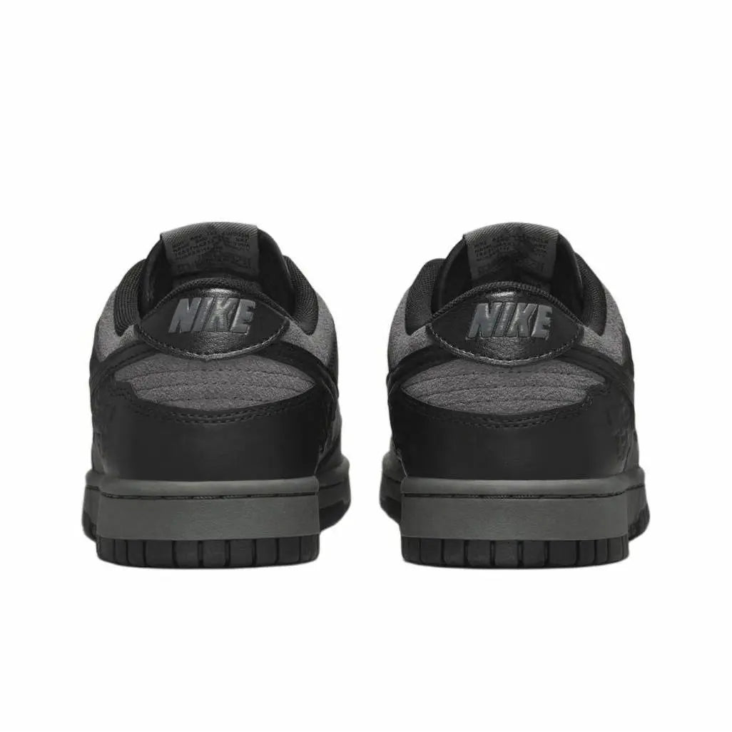[Custom Black Rose] Suede Dunk Skateboarding Shoes Unisex
