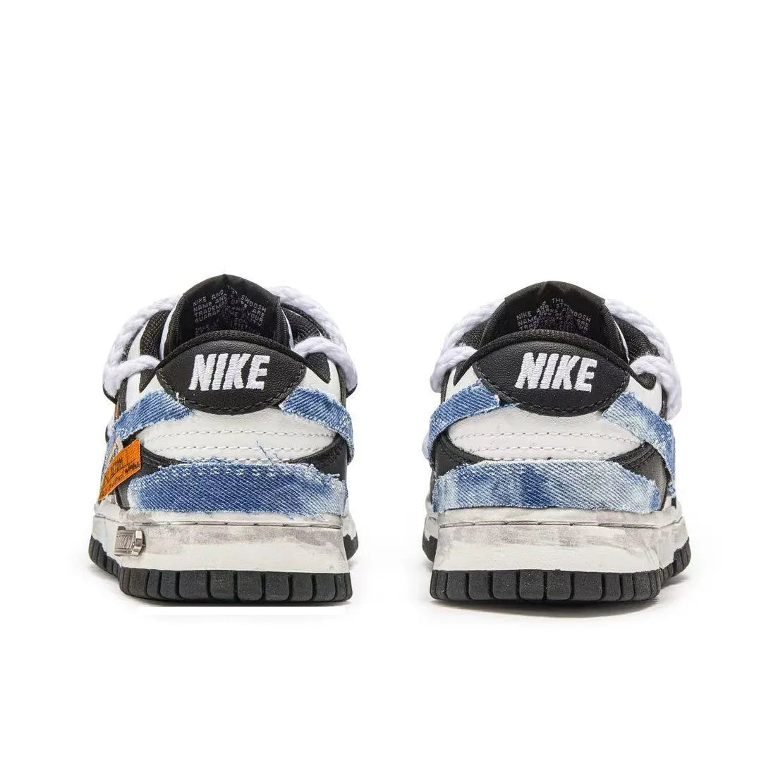 [Custom Don't Dream It, Be It.] Dunk Skateboarding Shoes Unisex Denim Style