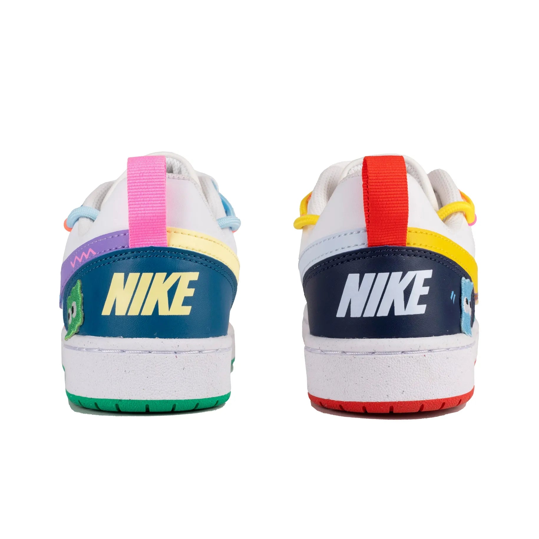 [Custom Rainbow Candy Monster] Court Borough Skateboard Shoes  For Children Unisex