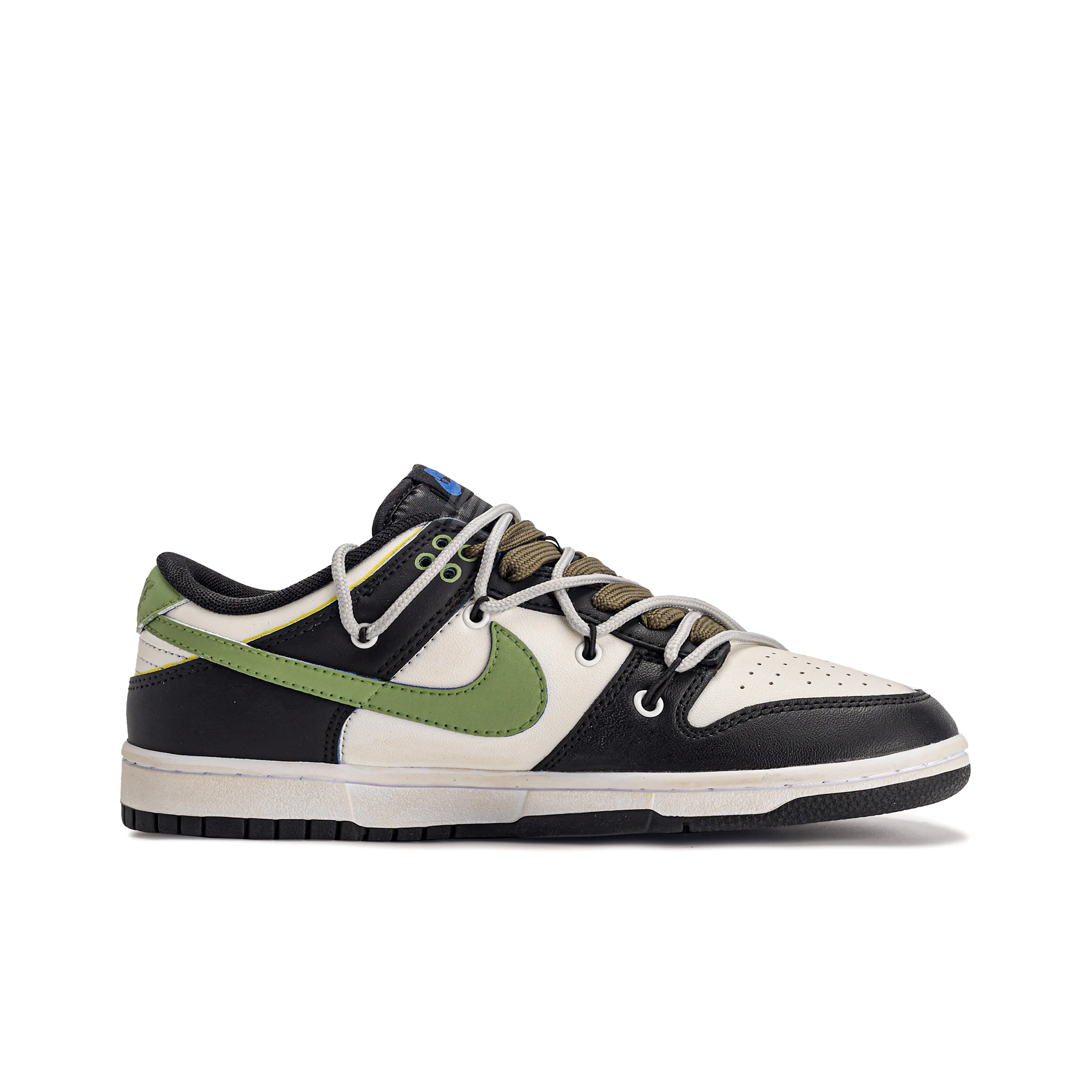 [Custom Shrek] Dunk Low-top Skateboarding Shoes Men Green/Black