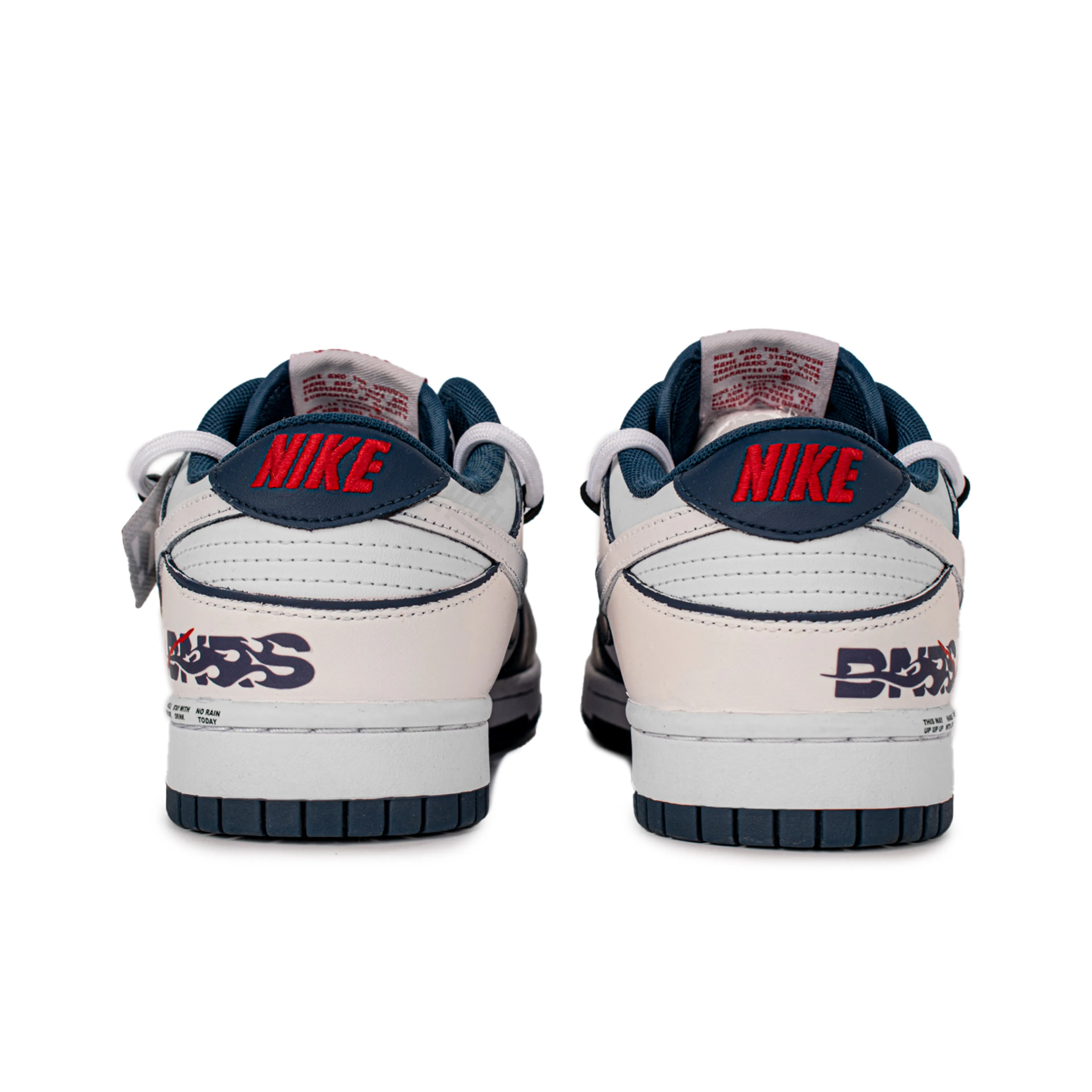 [Custom Blue Ocean x Grassy Area] Dunk Skateboarding Shoes Unisex