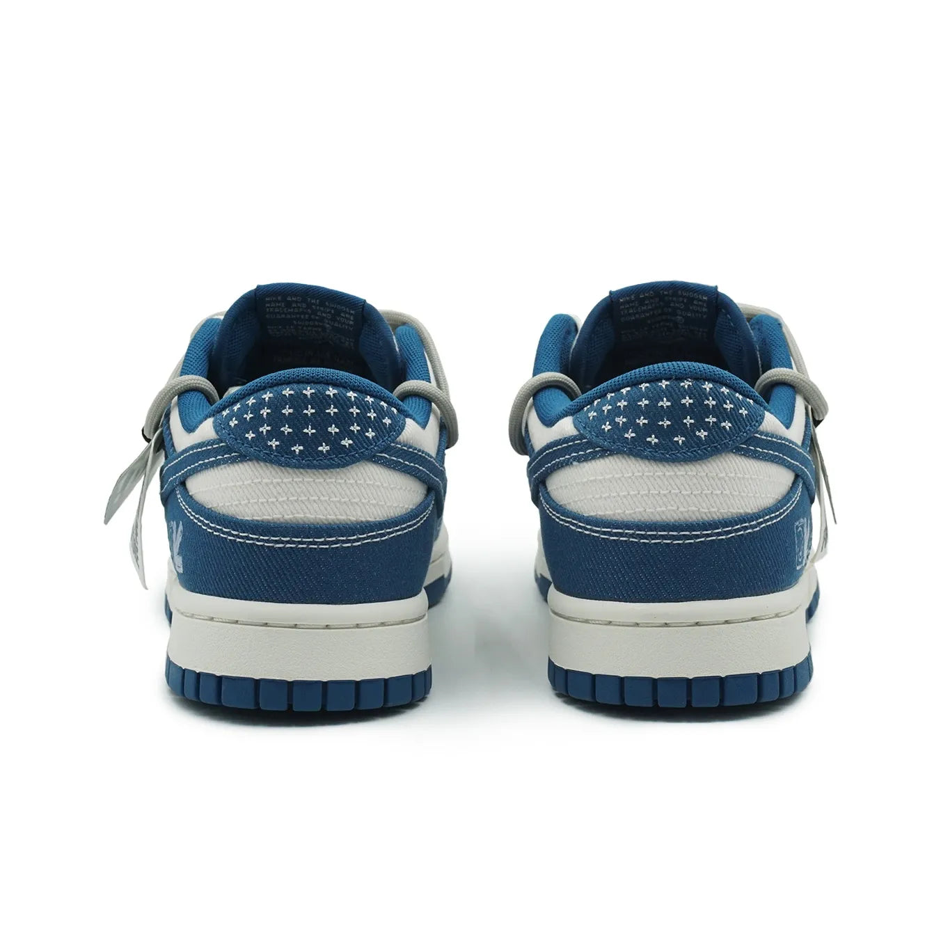 [Custom Blue Jean Rider] Dunk Low Skateboard Shoes Unisex Denim Style