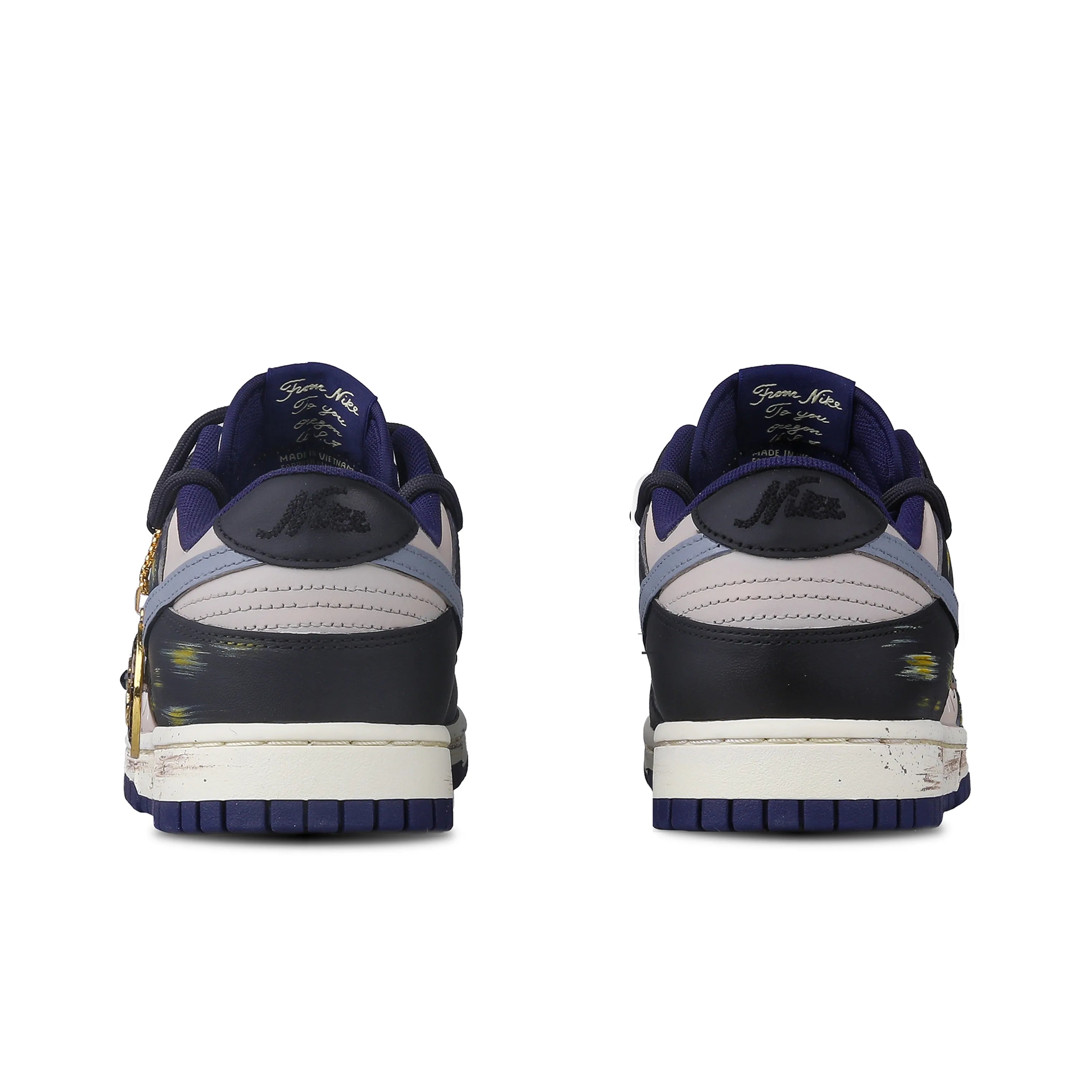 [Custom Eye of Horus] Dunk Low Skateboard Shoes Unisex Blue
