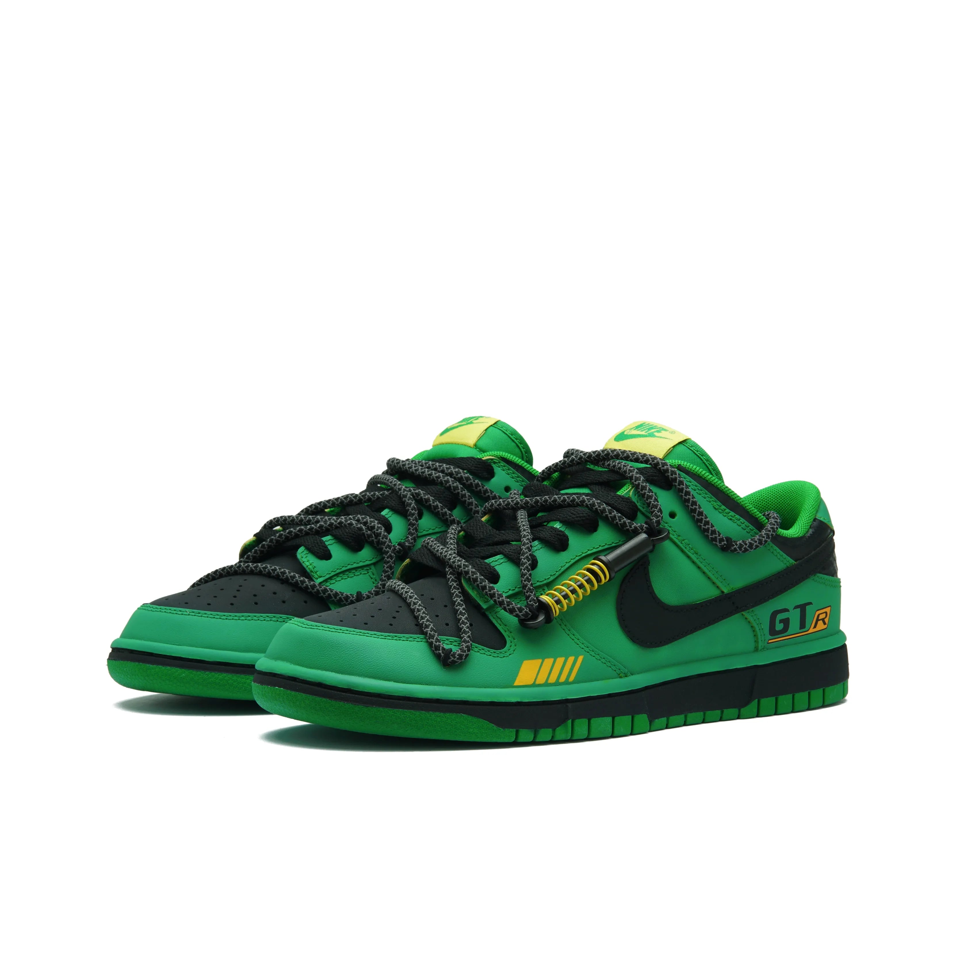 [Custom Green Goblin] Dunk  Low-top Skateboarding Shoes Men Green/Black