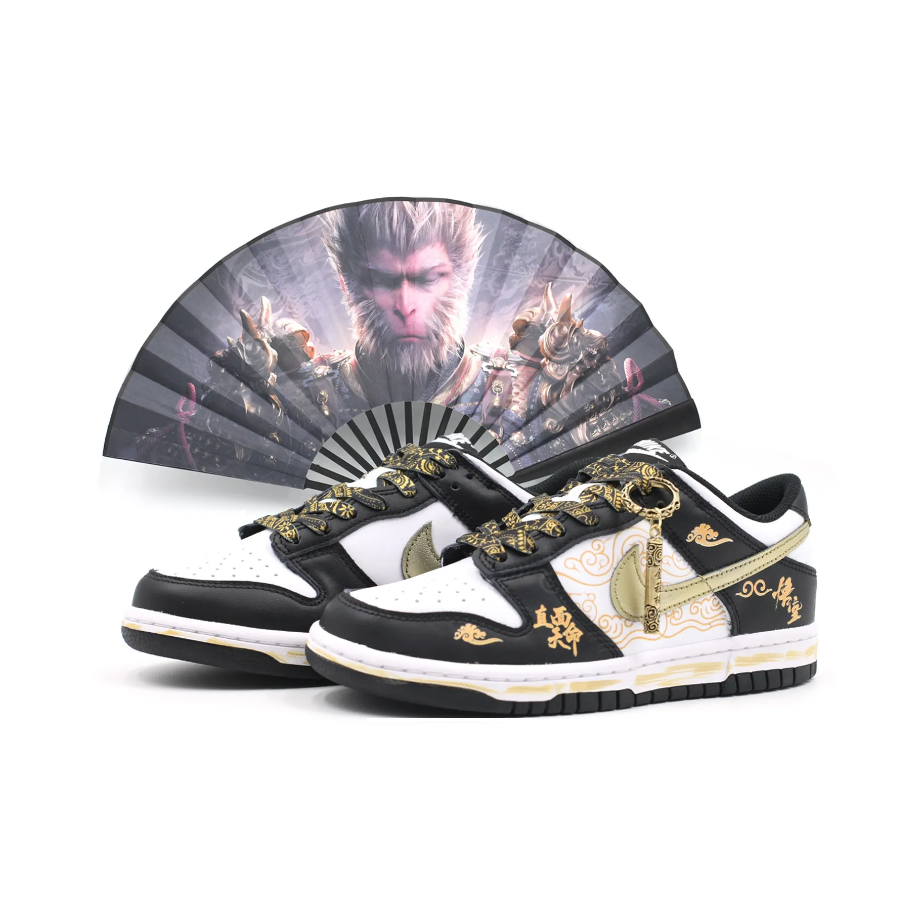 [Custom Black Myth Wukong - Ruyi Golden Hoop Stick] Dunk Low Skateboard Shoes Unisex