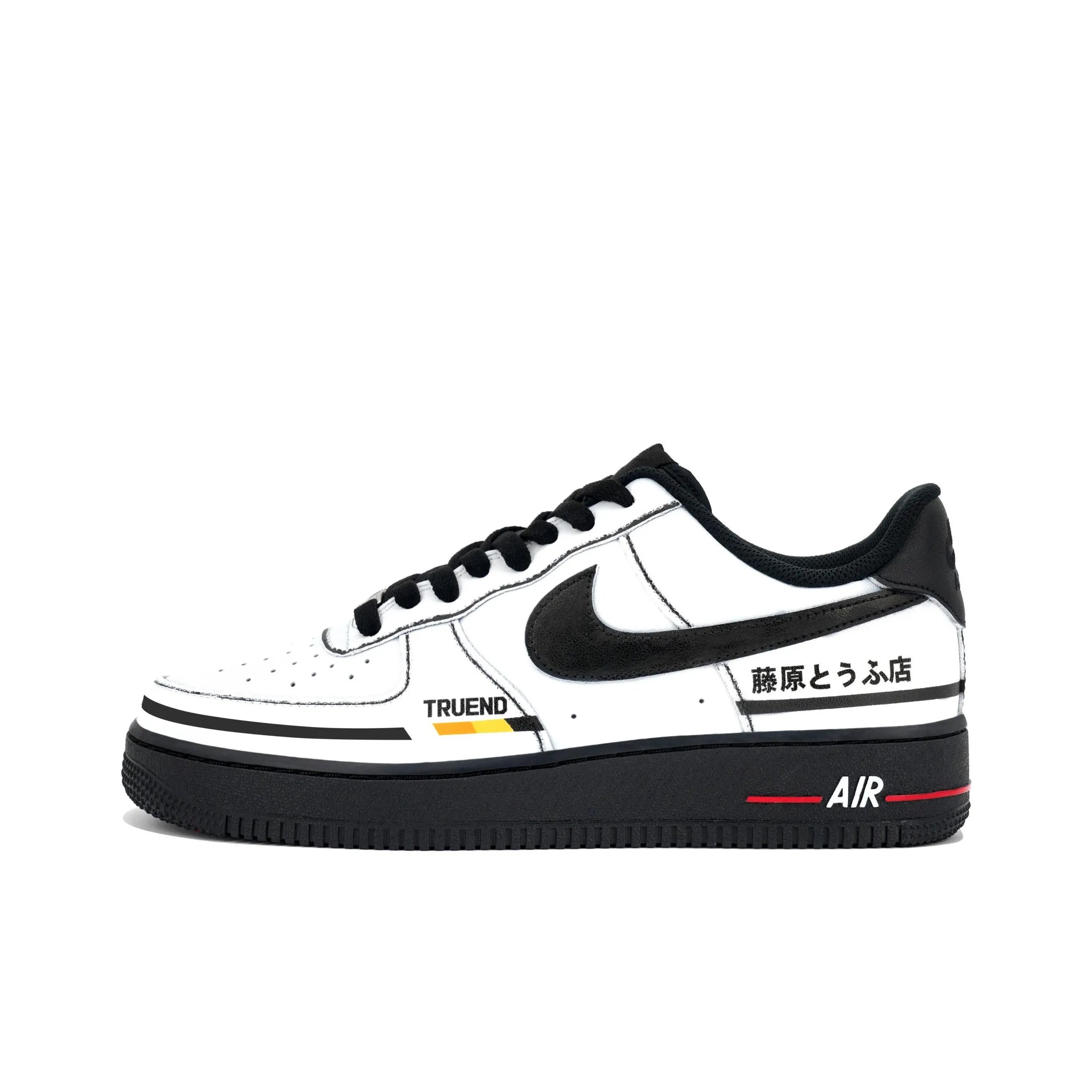 [Custom Initial D, AE86] Air Force 1 Skateboarding Shoes Unisex Low-top