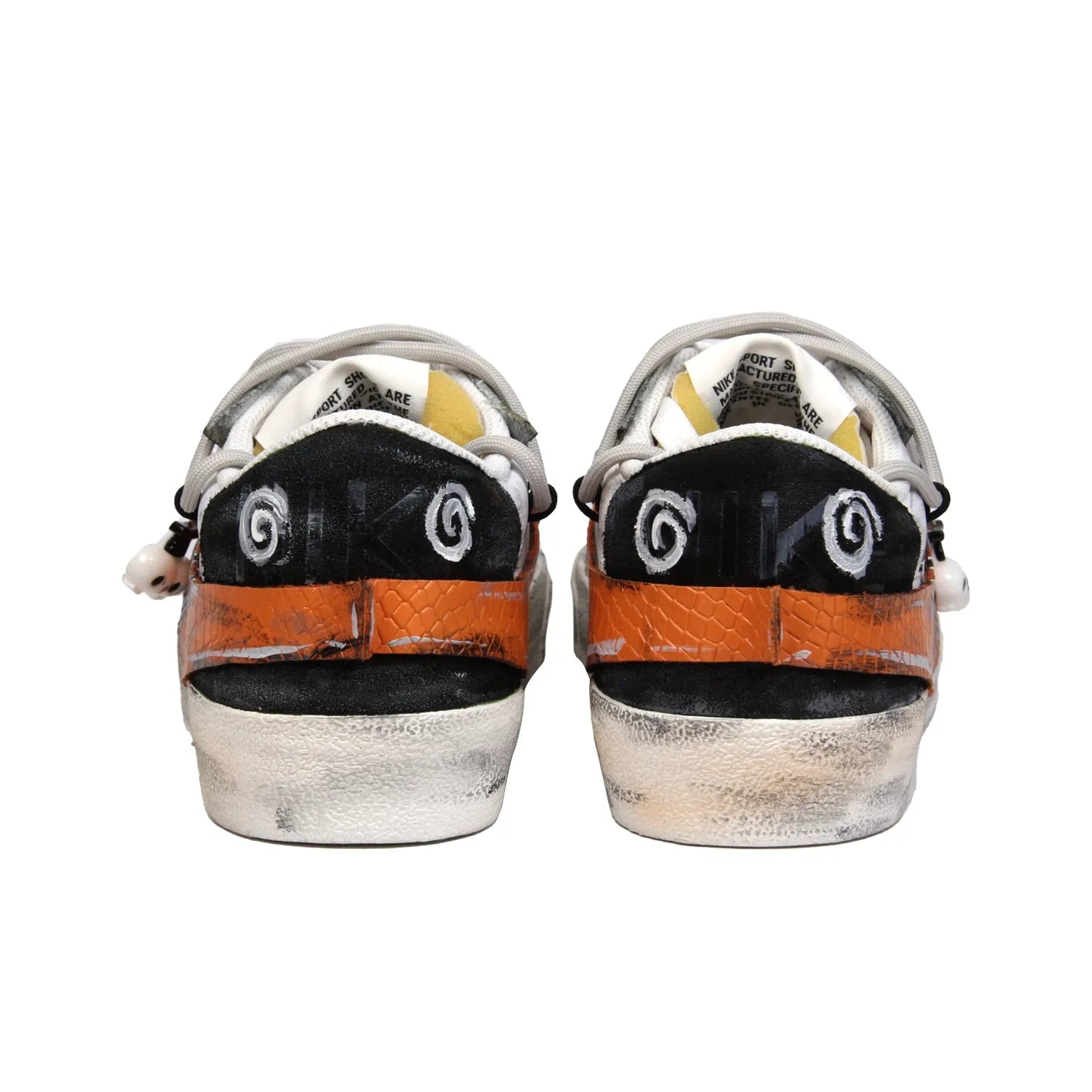 [Customized Pumpkin Party] Blazer Jumbo Low-top Shoes Unisex Black/Orange