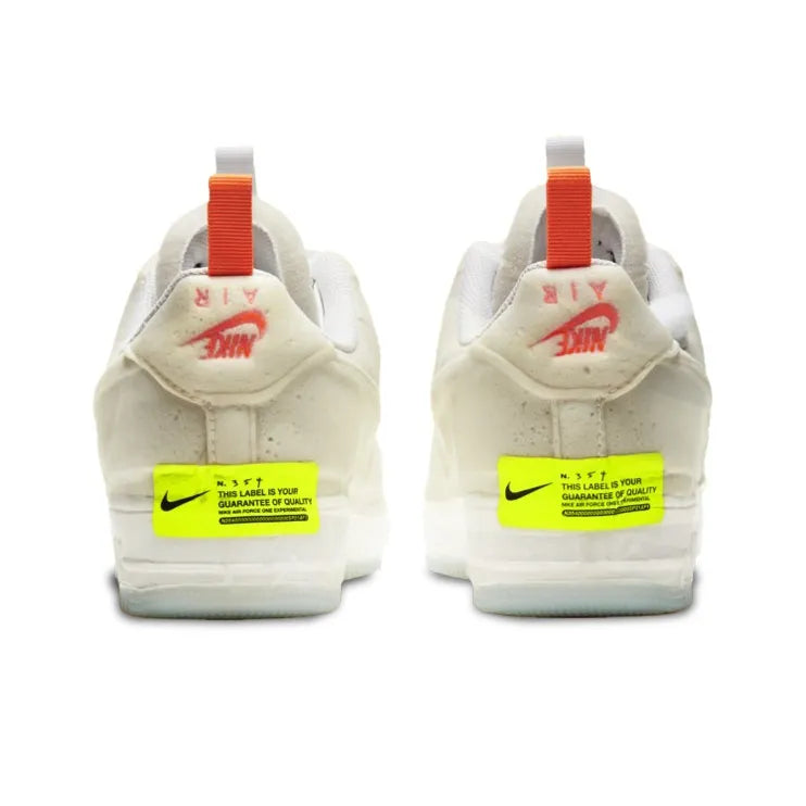 [Custom Postal Ghost] Air Force 1 Skateboarding Shoes Unisex Low-top Beige/White