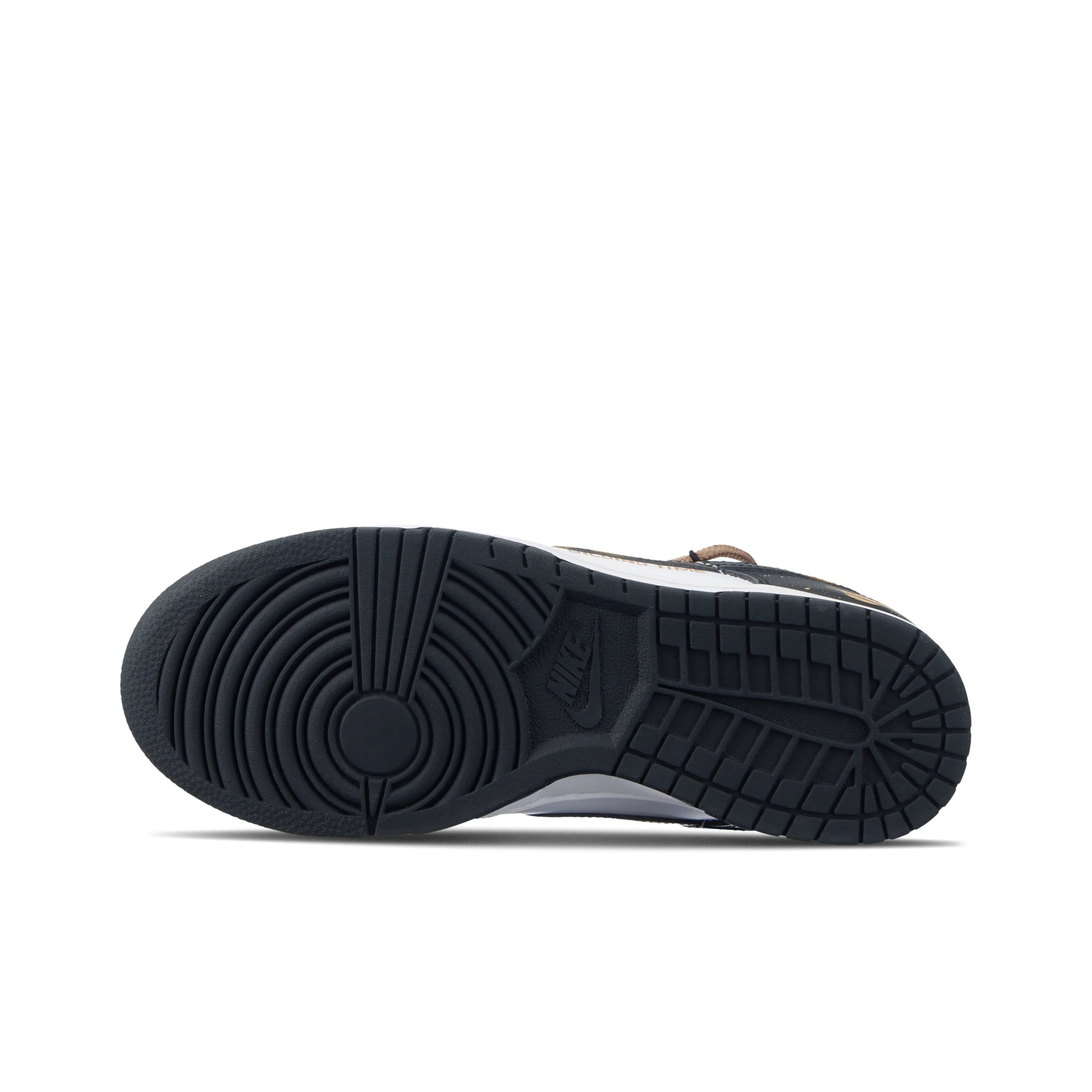 [Custom Golden Years] Dunk Skateboarding Shoes Unisex Low-top Brown/Black