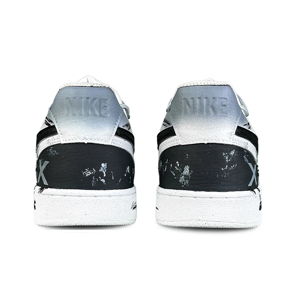 [Custom Dangerous Party] Court Vision Low Skateboard Shoes Unisex Black/White/Gray