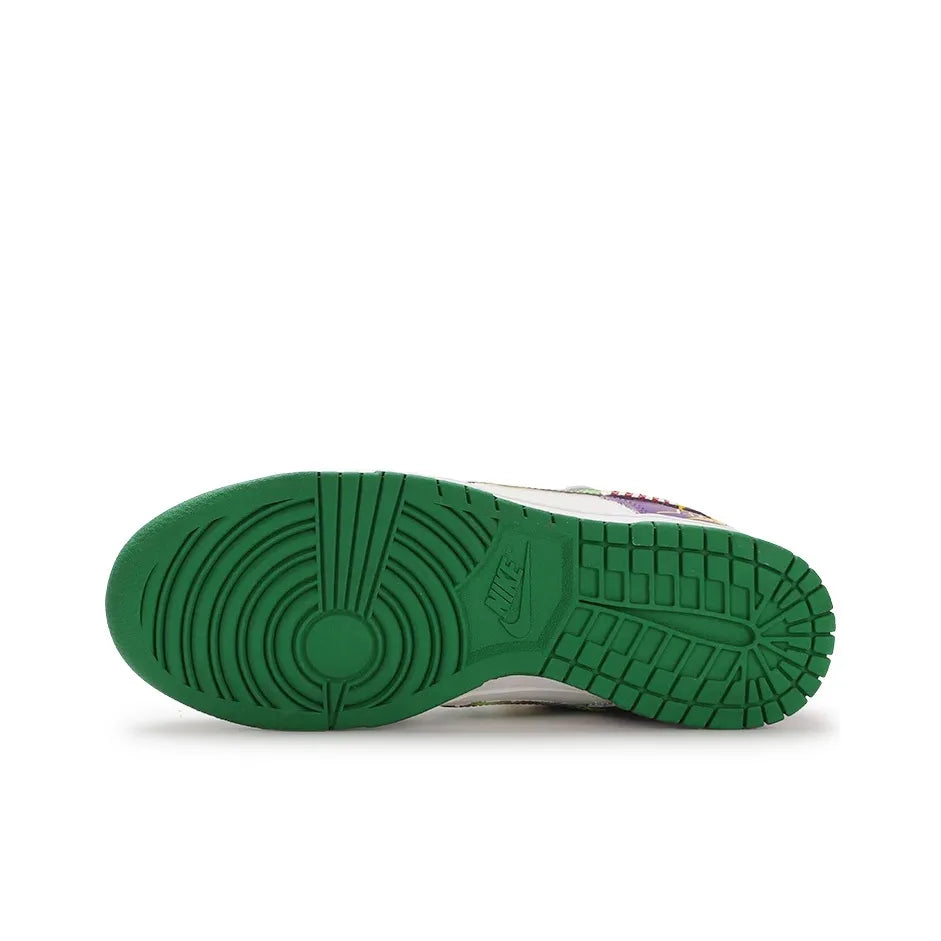 [Custom Leap Through the Light-Years] Dunk Low Skateboard Shoes Unisex Green/Purple