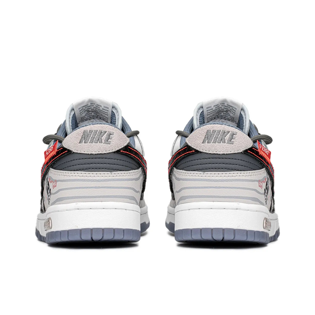 [Custom Country Music] Dunk Skateboarding Shoes Unisex Gray/Beige