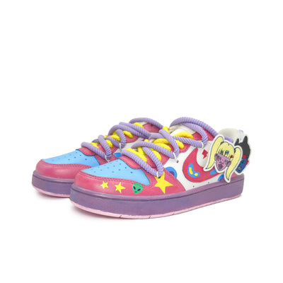 [Custom Naughty Artist] Court Borough Skateboarding Shoes Low-top Women