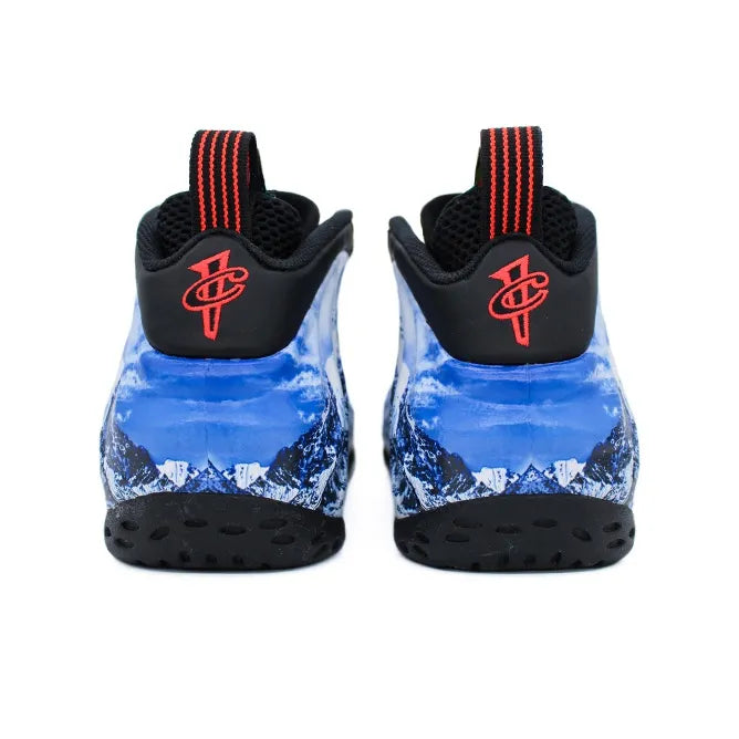 [Custom Snowy Mountain] Foamposite One Mid-top Retro Basketball Shoes Unisex
