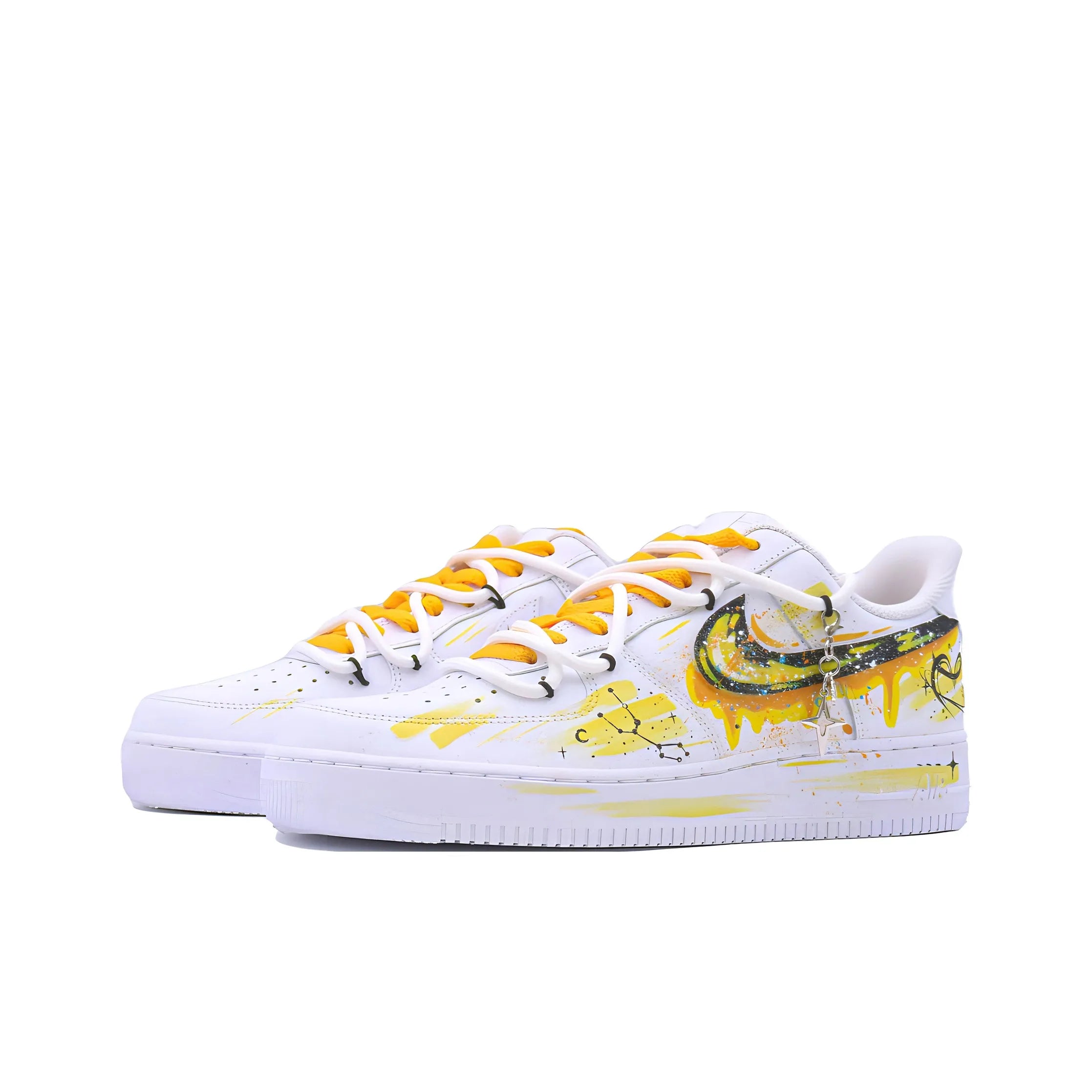 [Customized The Twelve Zodiac Signs: Taurus - Fashionable Starry Sky] Air Force 1 Shoes Unisex